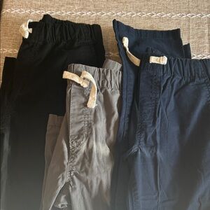 Cat & Jack Kids' Pants Set in Black, Gray, and Navy Size 12